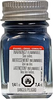Testor Corp. Enamel 1/4oz Flat Sea Blue TES1172TT Plastics Paint Enamels