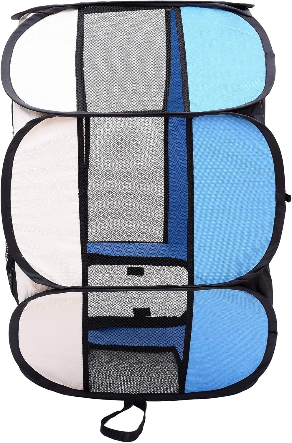 Mile High Life | Portable Cat Dog Crate | Foldable Dog Case Tent | Collapsible Travel Crate | Water Resistant Shade Cover | for Dogs/Cats/Rabbit (Blue, Small (Pack of 1)) : Pet Supplies