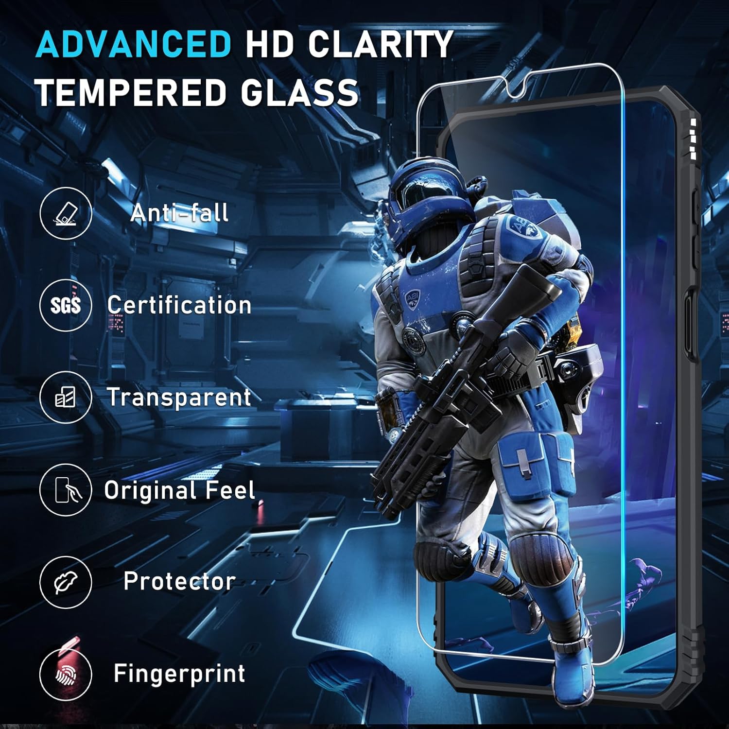 Janmitta Compatible with Samsung Galaxy A16 5G/4G Case Built in Slide Camera Lens Cover+Screen Protector+Finger Ring Holder Kickstand,Heavy Duty Shockproof Full Body Phone Cover,2025 Black Samsung Galaxy A16(6.7 Inch) Black image 6 of 8 B0DJ7617K6