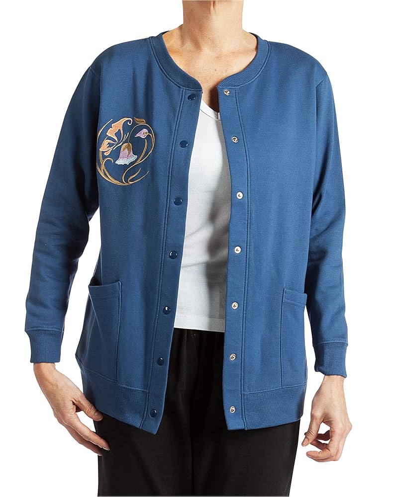 Pembrook Fleece Cardigans for Women with Pockets | Grandma