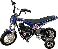 Vista 9 de Burromax TT250 Motocicleta de tierra eléctrica para niños, 250w 24v 7ah, 2 velocidades, hasta 14 mph, para ciclistas de hasta 150 lb, mini bicicleta
