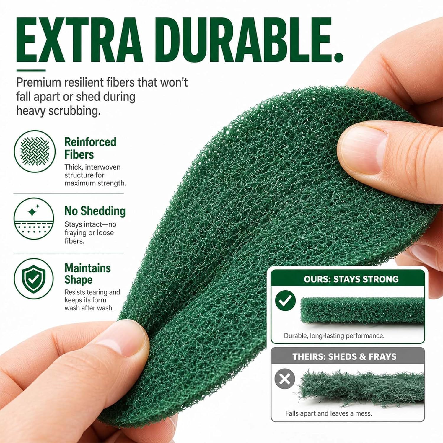437.056 Green Orbiter Cleaning Pads, 12 Inch, 1 Pack | Commercial Floor Pads Compatible with Oreck ORB550MC Hard Floor Machine for Wet Scrubbing, Light Stripping and Cleaning