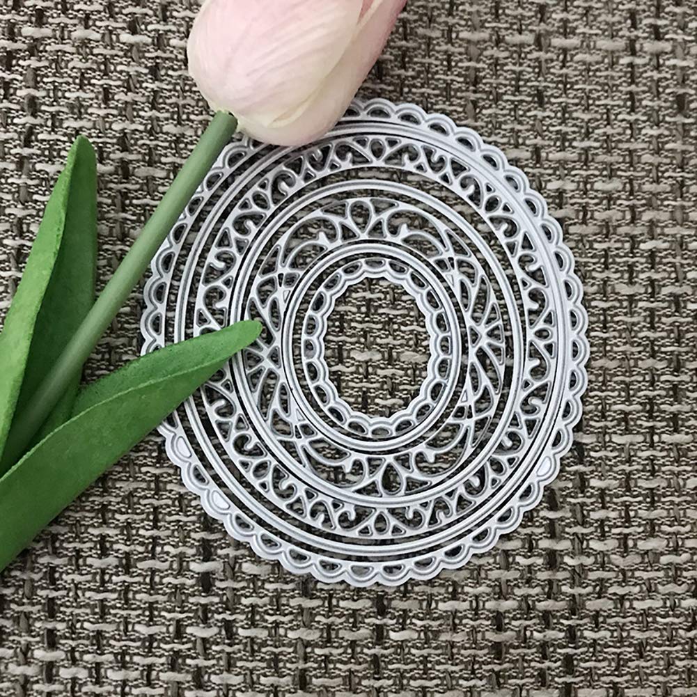 Bluelans, fustelle in metallo per stencil fai da te, scrapbooking
