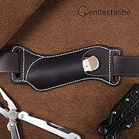 Vista 4 de Gentlestache Fundas de Cuero para Cuchillos para Cinturón, Funda para Cuchillo, Funda para Cuchillo de Bolsillo, Funda de Cuero EDC para Portador