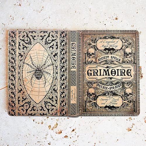 Miniatura 2 de KleverCase Funda universal para Kindle Fire y tablet de 7 a 10 pulgadas (Grimoire Magic (tamaño de 7-8 pulgadas)