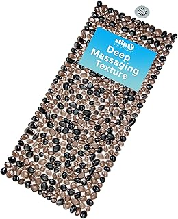 SlipX Solutions Non Slip Pebble Bath Mat for Shower & Bathtub 38x17 | Ri...