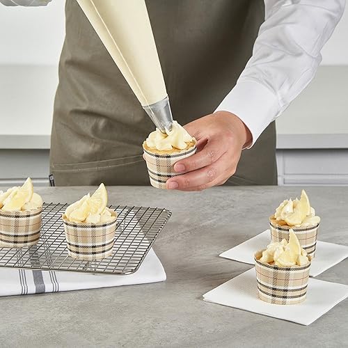 Miniatura 442 de Restaurantware Panificio Premium - Taza de papel Kraft de 10 onzas para hornear, tazas de papel para hornear, perfectas para magdalenas, cupcakes