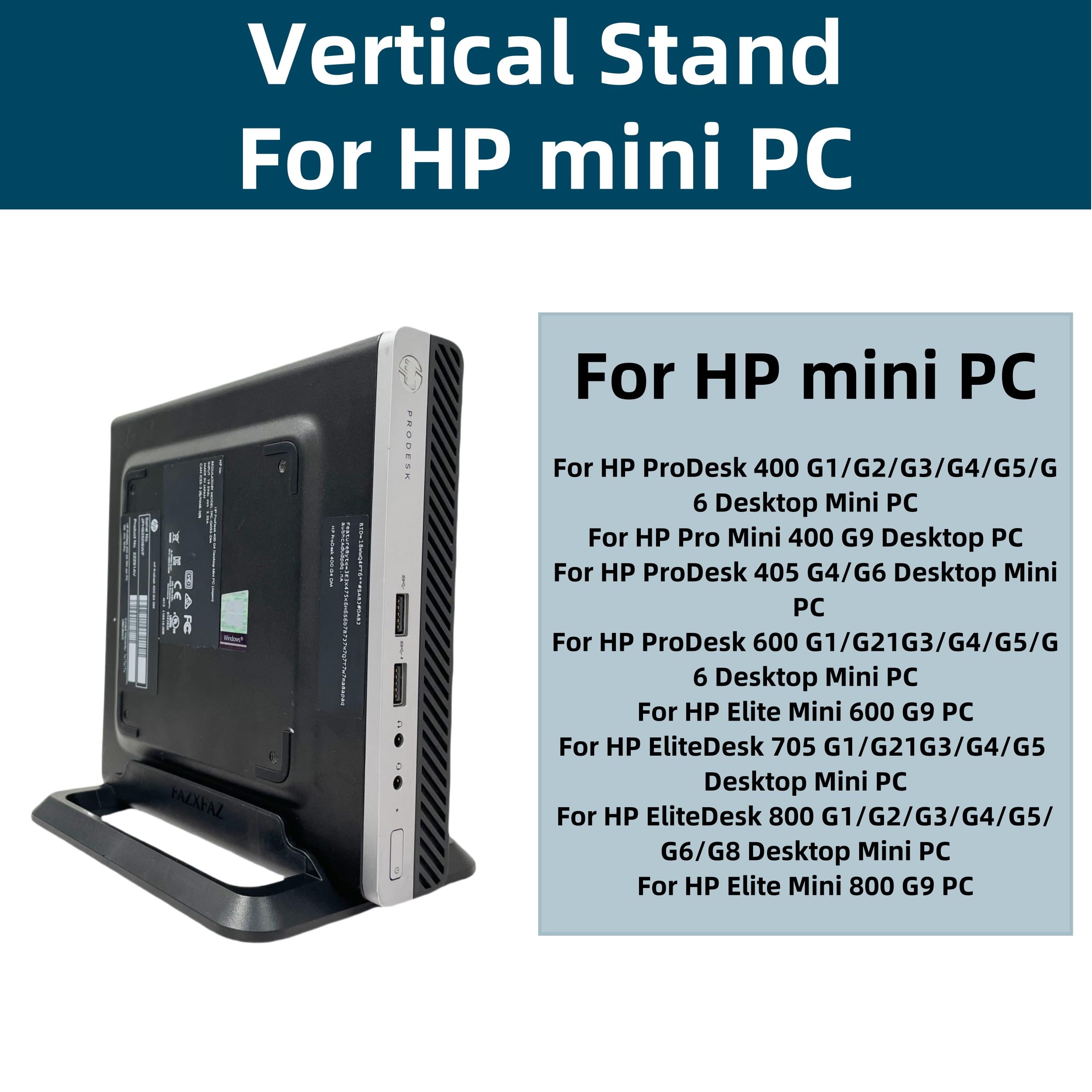 Amazon.co.jp: FAZXFAZ 垂直スタンドベース HP mini PC HP Prodesk 400