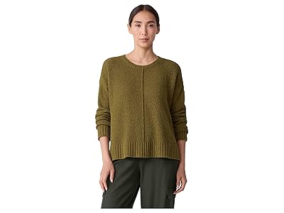 Eileen Fisher Organic Cotton Fluff Crew Neck Sweater Women