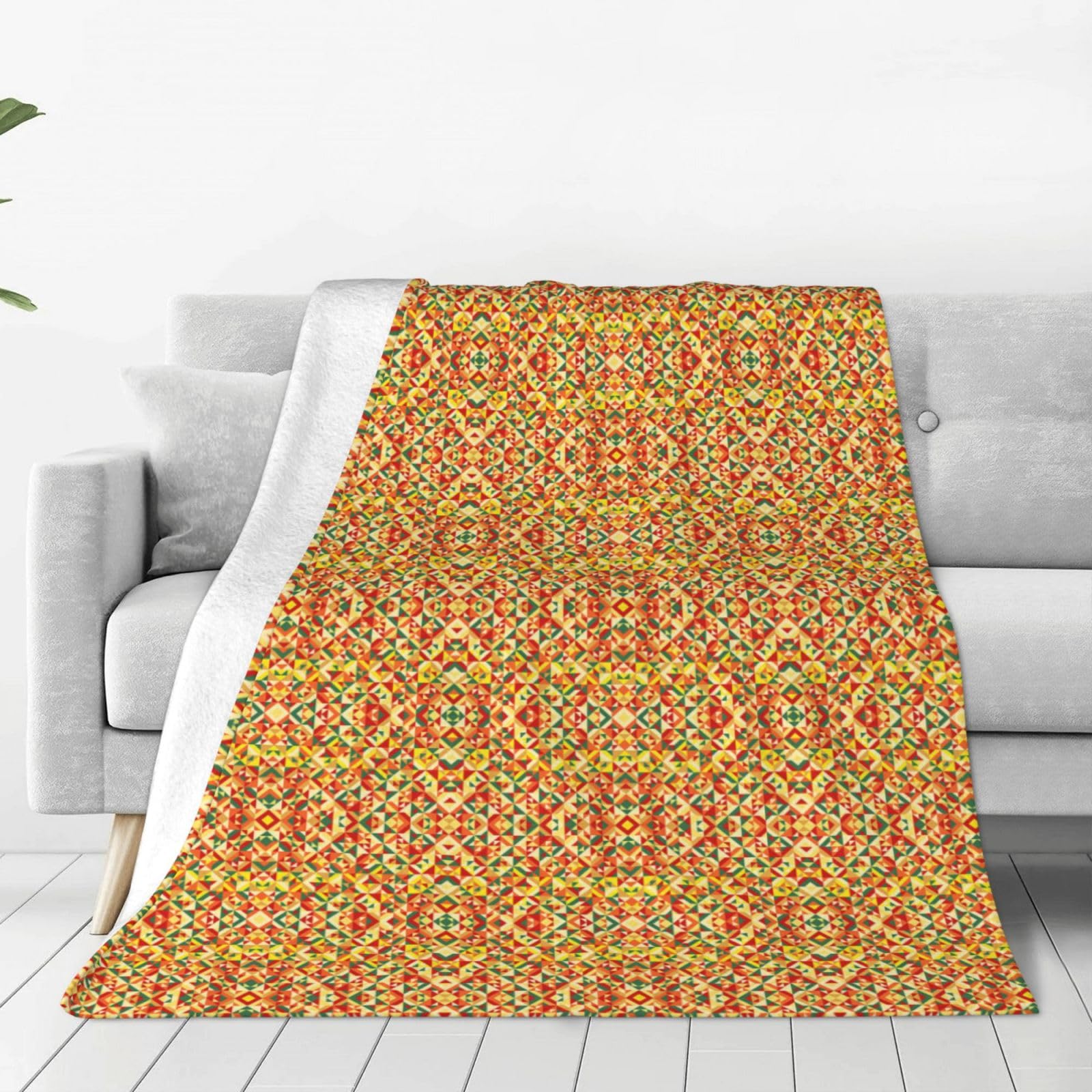Coperta Di Flanella Morbida Da 280 G  Stile Verticale  Con Motivo Di Guerriera Femminile Di Fantascienza