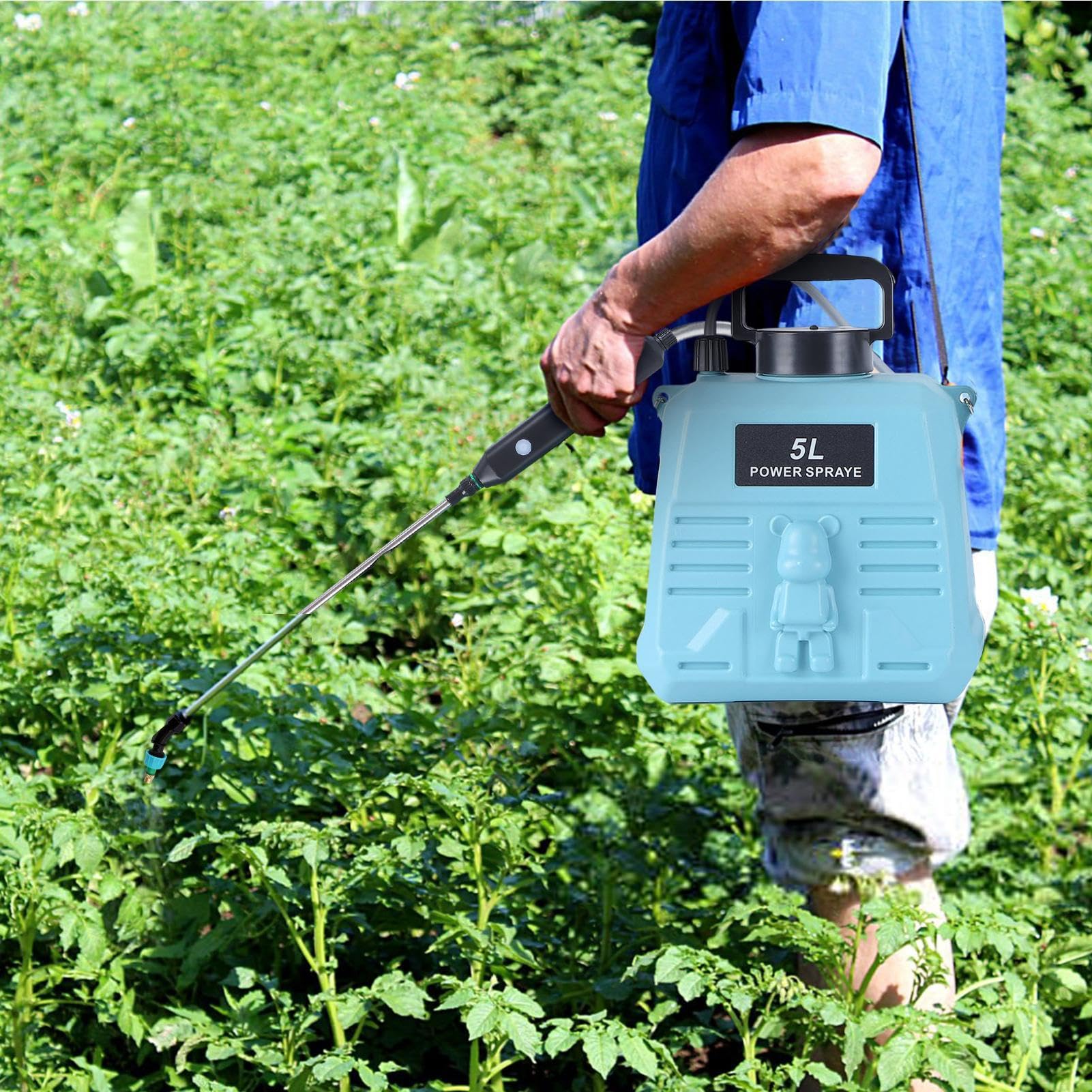 Pulvérisateur à piles – Pulvérisateur de jardin de 5 litres
