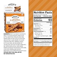 Vista 2 de Nonni's Galletas de biscotti de chocolate con leche con caramelo salado, aperitivo de café italiano envuelto individualmente, crujientes dos veces