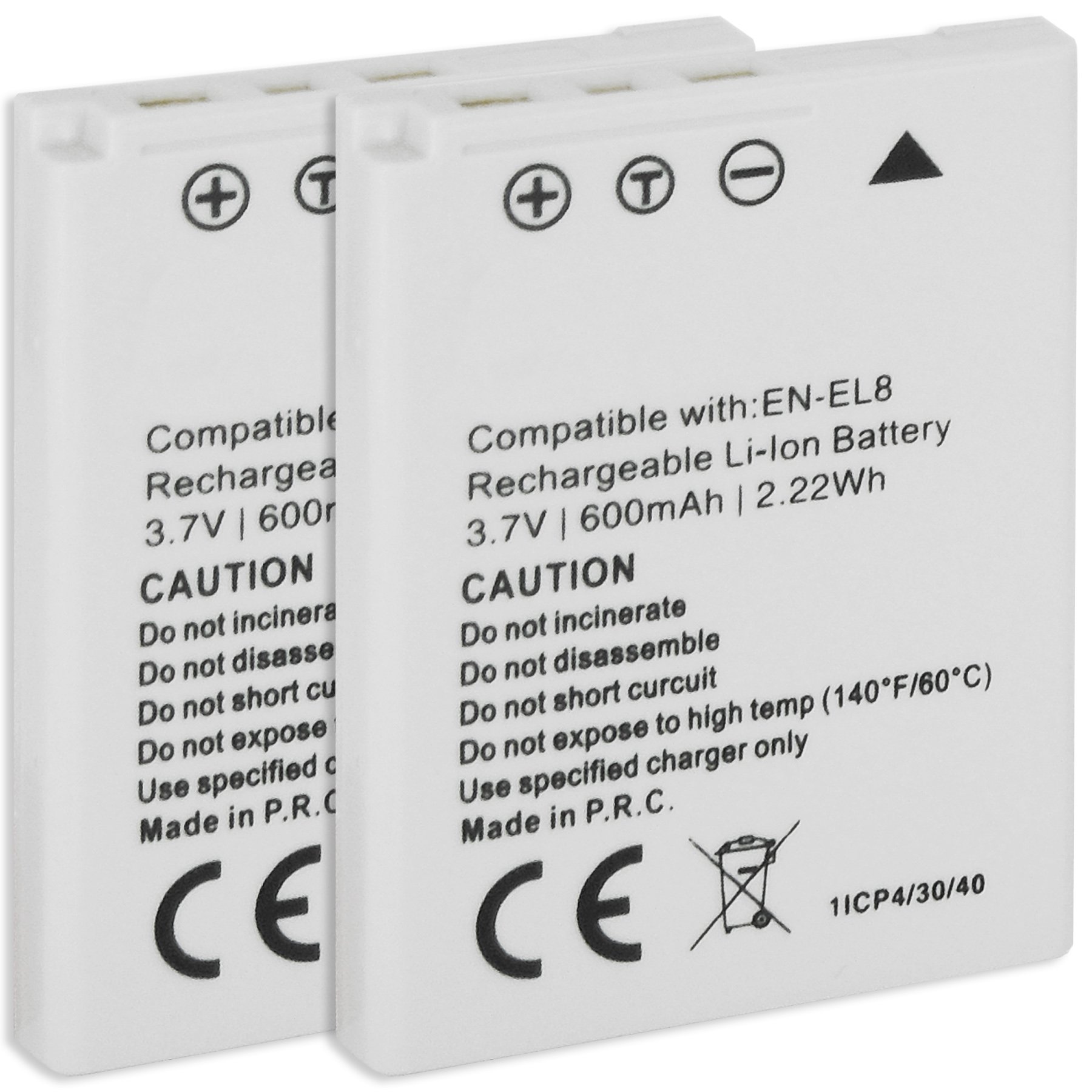 Batterie 1000mAh EN-EL19 pour Nikon Coolpix S S100 S2500 S2550 S2600