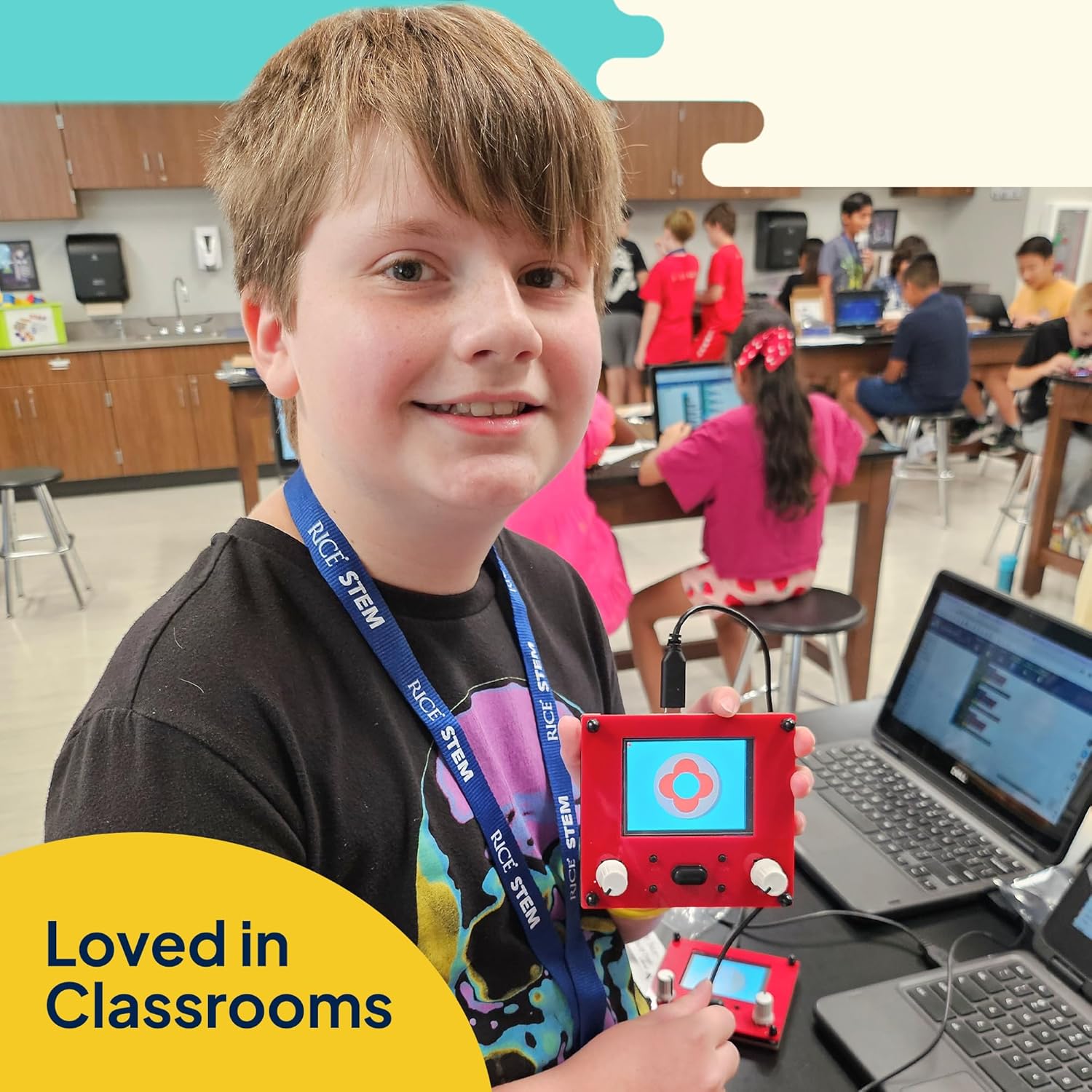 Tech-A-Sketch: Build-Your-Own Digital Drawing Device – DIY Coding & Art Kit for Kids Ages 8+ | Interactive STEAM Project with LCD Screen, Knobs & Buttons | STEM/STEAM Gift
