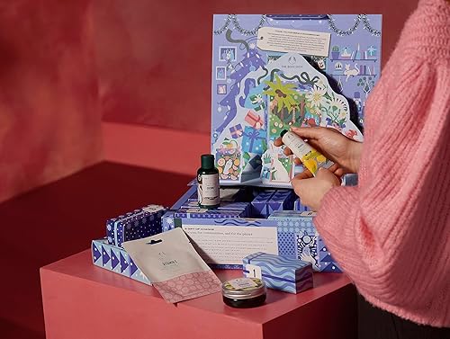 Miniatura 4 de The Body Shop Calendario de Adviento de belleza navideña de 24 piezas, juego de regalo navideño de 24 piezas