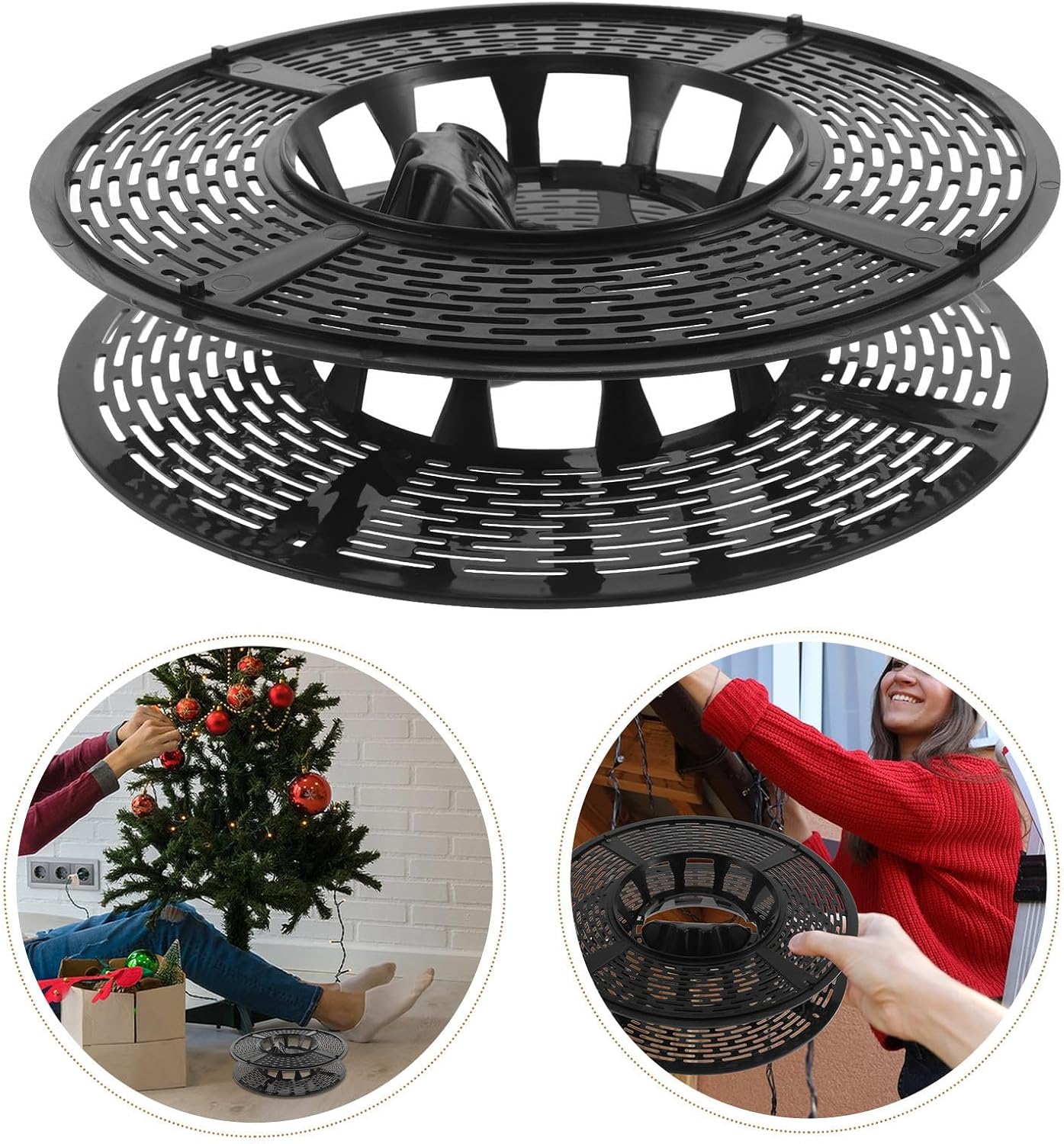 Christmas Light Storage Reel Organizer for Holiday Cord Wind