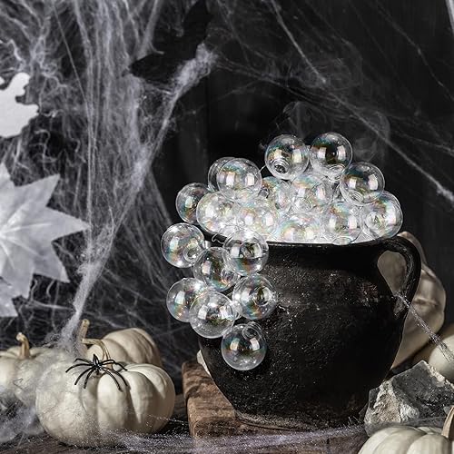Miniatura 4 de Juego de bolas de adorno de plástico transparente, adornos de bolas de Navidad rellenables de plástico, adornos de bolas de Navidad para decoración