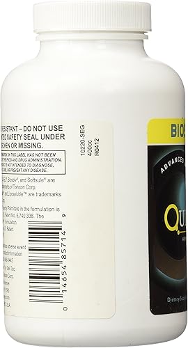 Miniatura 4 de 100 mg de ubiquinol solubilizado Quinogel (ultra alta absorción) CoQ10 (kaneka ubiquinol hidrosoluble) 100 mg / 180 cápsulas blandas