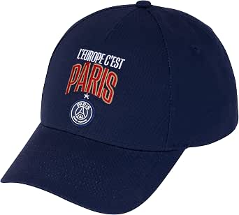 PSG Casquette Collection Officielle Paris Saint Germain - Taille Réglable - 100% Parisien