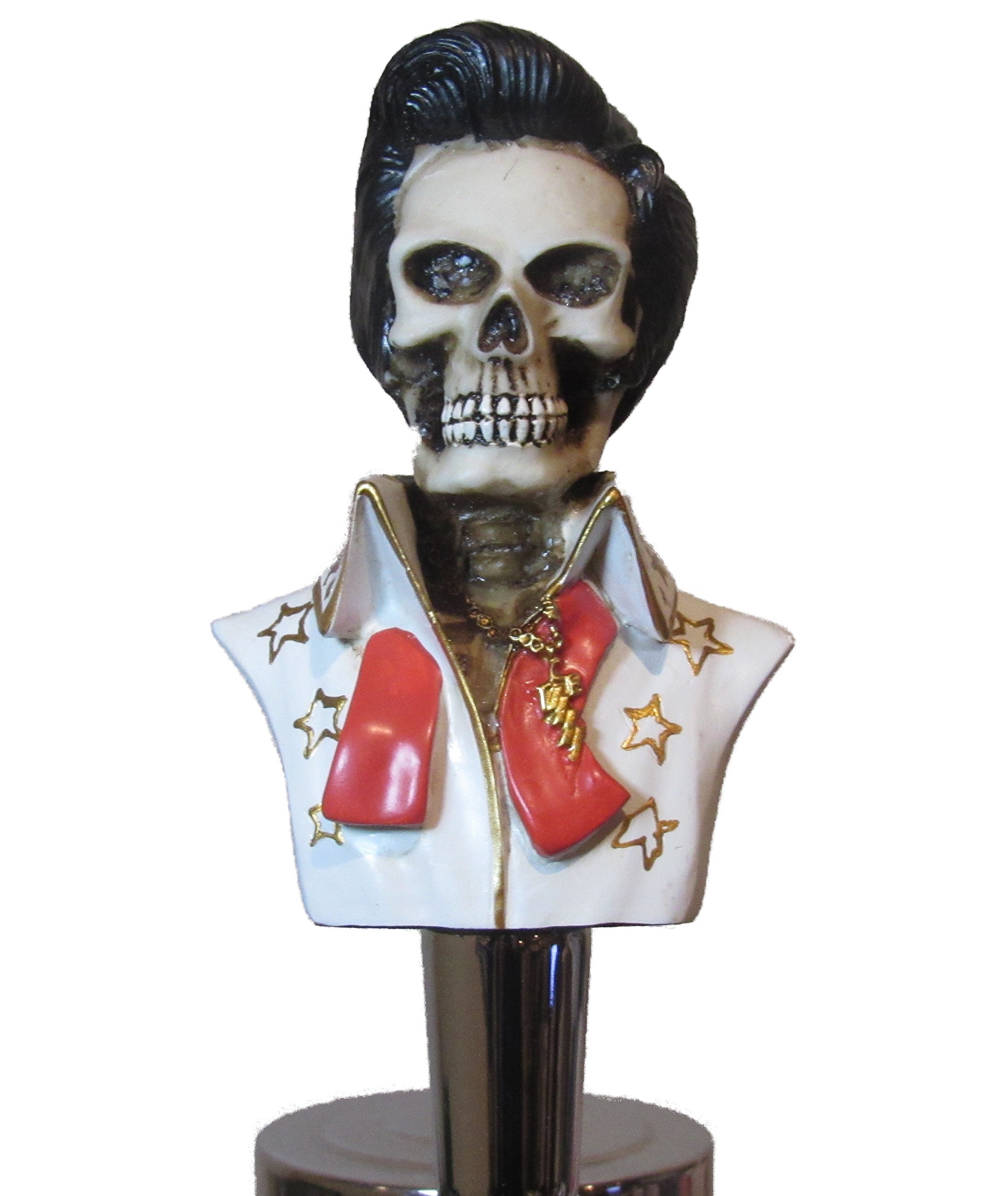 Greaser Bust Beer Tap Handle Sports Bar Kegerator Resin Zombie Breweriana