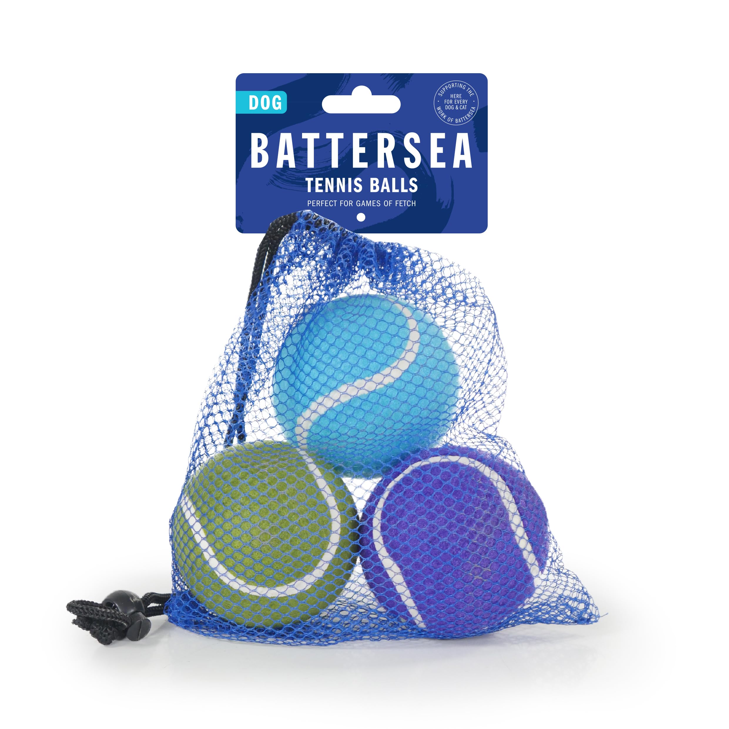 Squeaky Dog Tennis Balls 3 Pack Fetch Pet Animal Play Durable All Breeds