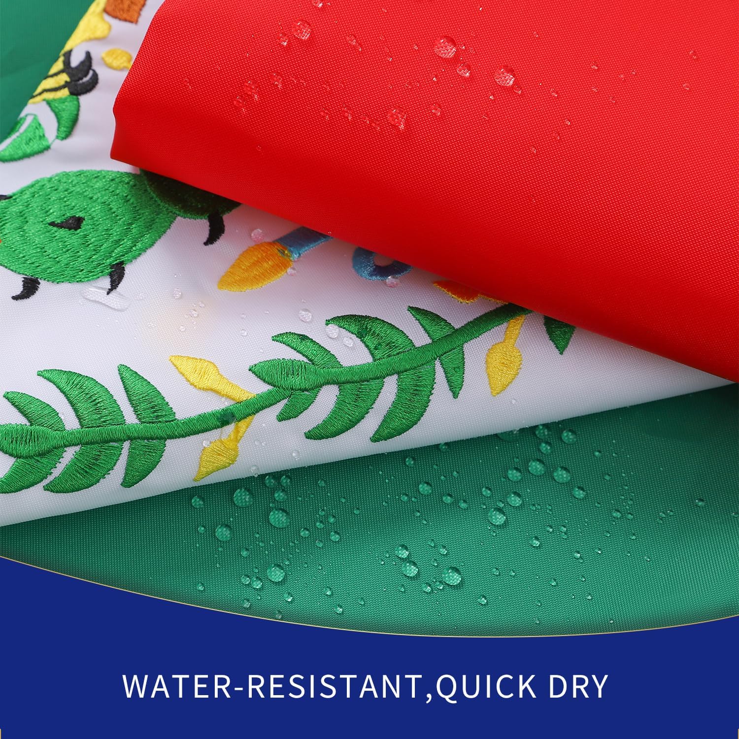 Embroidered Mexico Mexican Flag 3x5 Ft Outdoor,Heavy Duty Durable 300D Polyester for Outside,Vivid Color, Weatherproof,Brass Grommets,Premium Mexico Flag Indoor/Outdoor Use