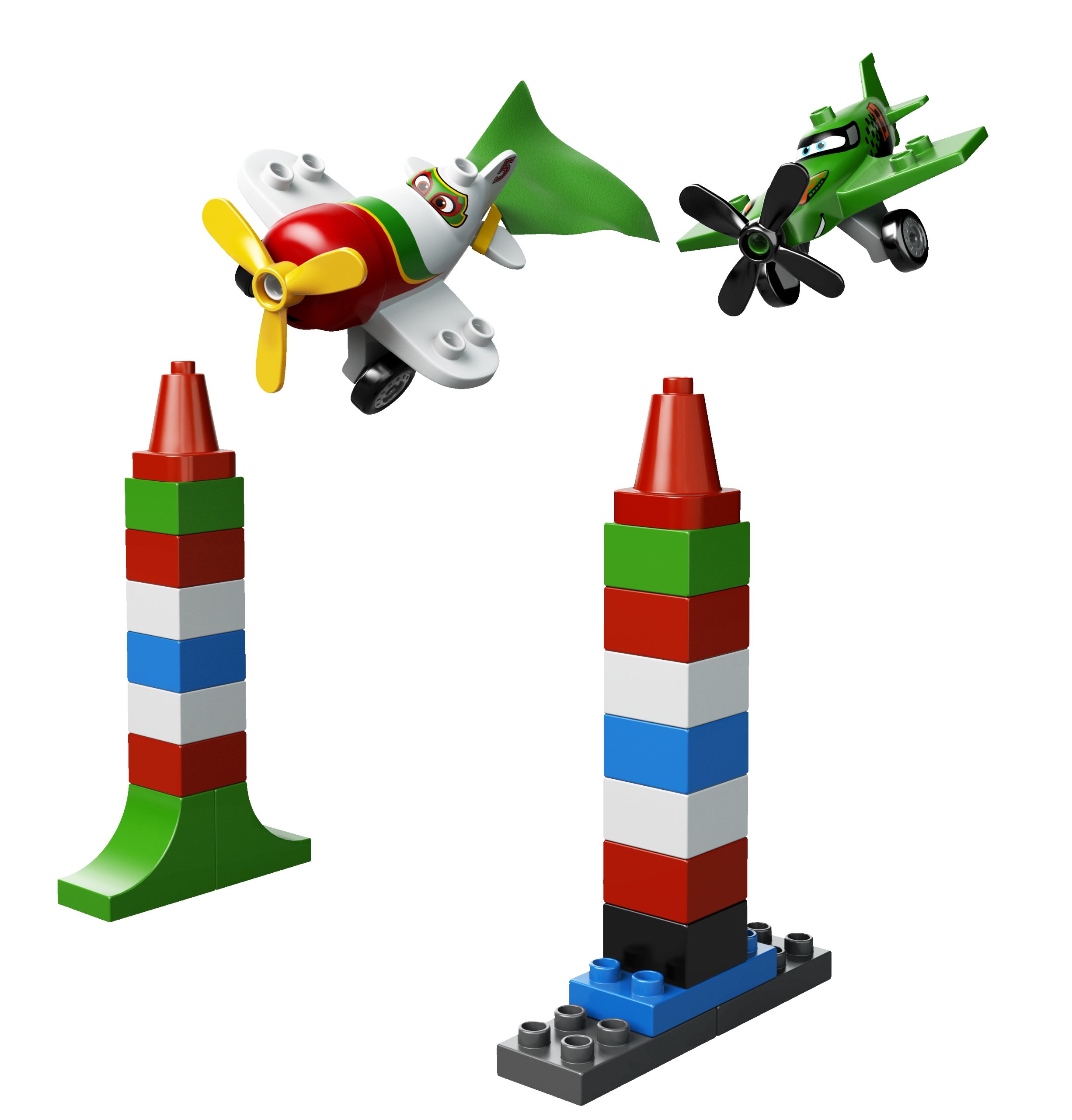 LEGO Duplo Carrera Edifici di Ripslinger – Gioco di Costruzioni, Multicolore, 2 Anno (S), 40 Pezzo (S), Cartoni, Ragazzo/Ragazza, 5 Anno (S)