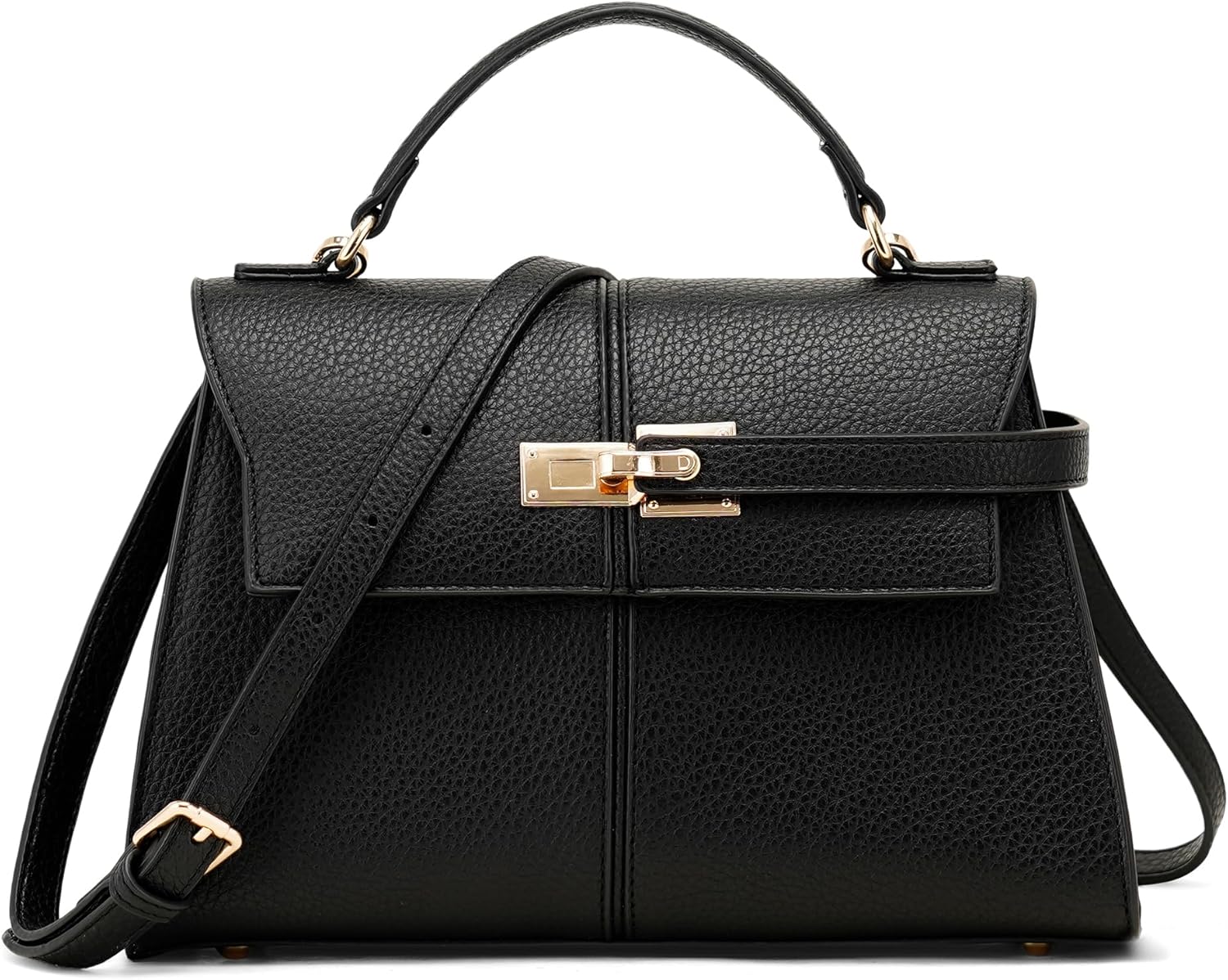 Women's Top-handle Handbags Vegan Leather Crossbody Bags for Women with Adjustable Strap