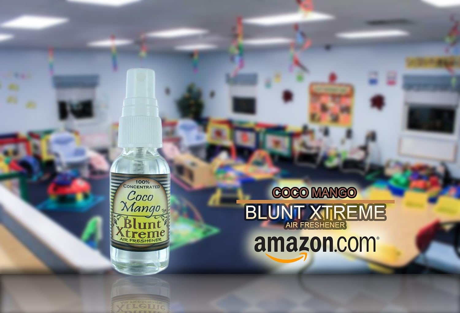 Blunt Xtreme Ultimate Coco Mango Type Air Freshener - 100% Ultra Concentrated Oil Based Spray - Ideal for Bathroom, Home, & Car More - Smokers’ 1st Choice - Long Lasting Effects - 1oz Bottle