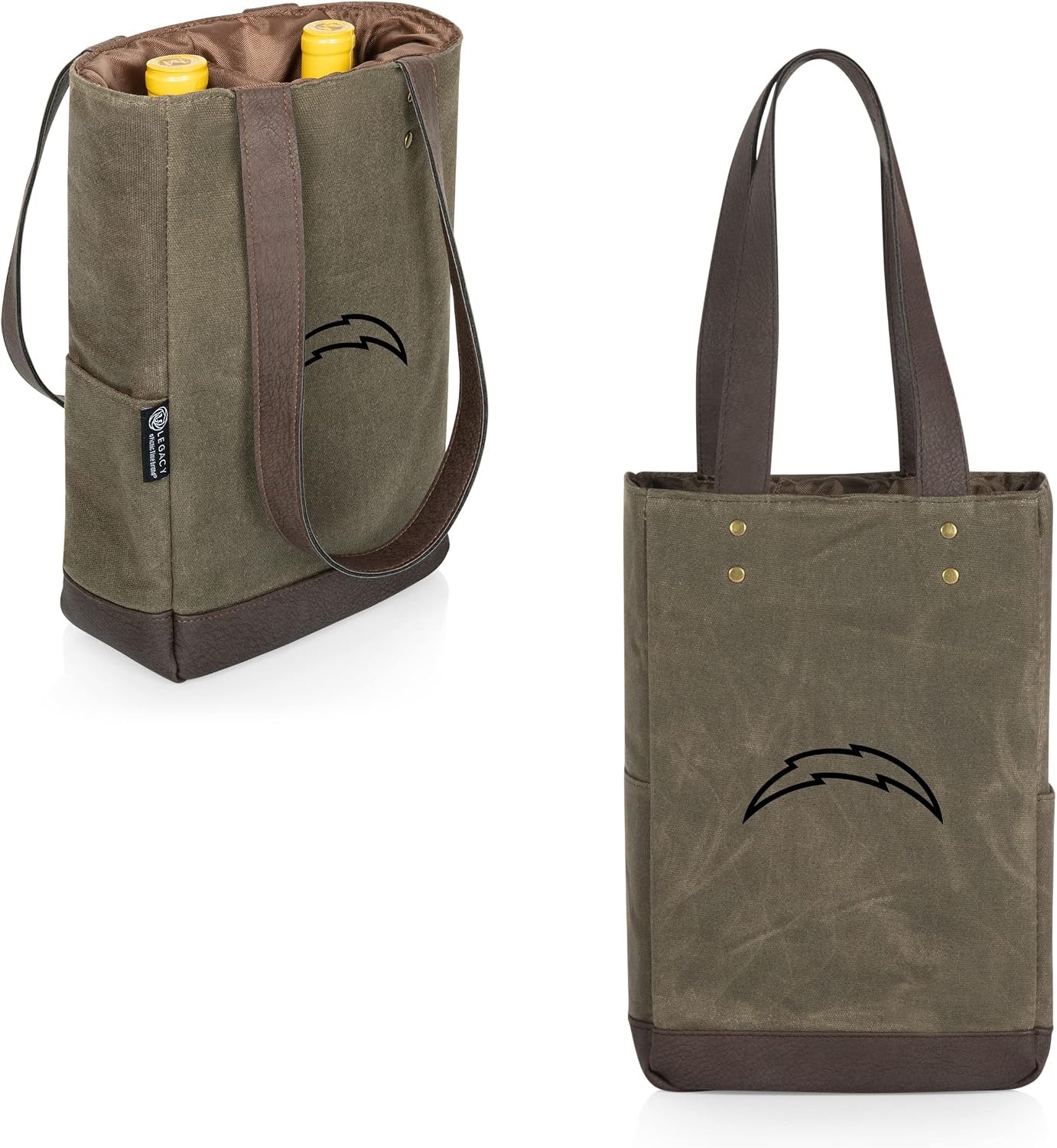 PICNIC TIME NFL unisex-adult Nfl 2 Bottle Insulated Wine Cooler Bag