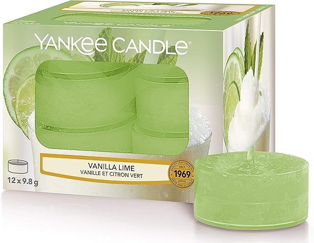 Yankee Candle Zestaw Podgrzewaczy, Vanilla Lime, 12 szt