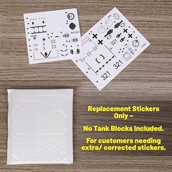 Reobrix Stickers for 77030 & 77031 Building Set