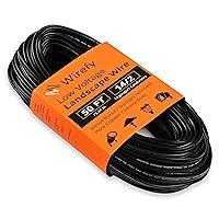 Vista 9 de Wirefy Alambre de cobre para iluminación de paisaje de bajo voltaje 12/2, entierro directo al aire libre, calibre 12, 2 conductores de 250 pies