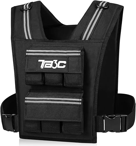 Adjustable TB030 weight-vest, Black