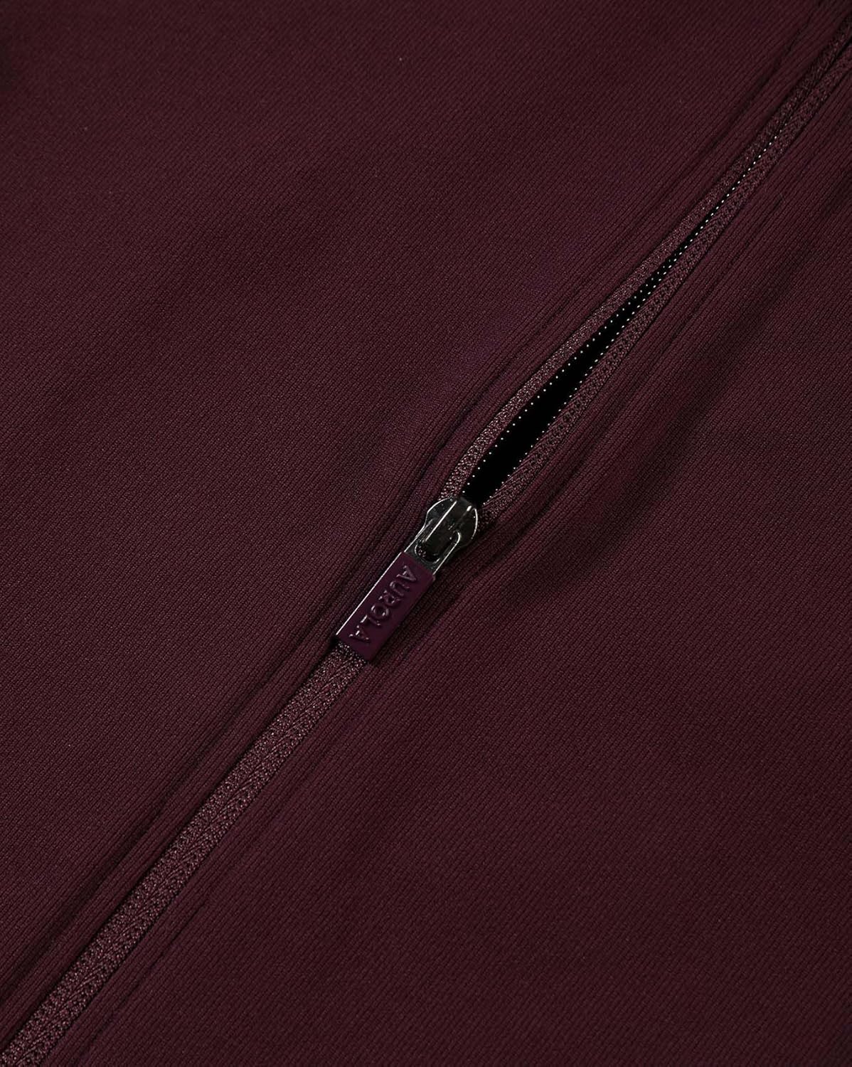 AUROLA Power Short Sleeve Zippy Ribbed Active Shirt for Women, Seamless Longline Workout T‑Shirt Athletic Yoga Zip Up Top - Image 6