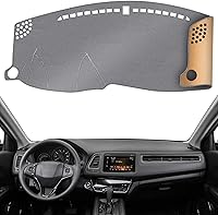 Vista 18 de KEYOOG Cubierta de tablero para Ho-nda Civic 2011-2006 (para conducción a la izquierda), alfombrilla antirreflejos, protector solar antideslizante