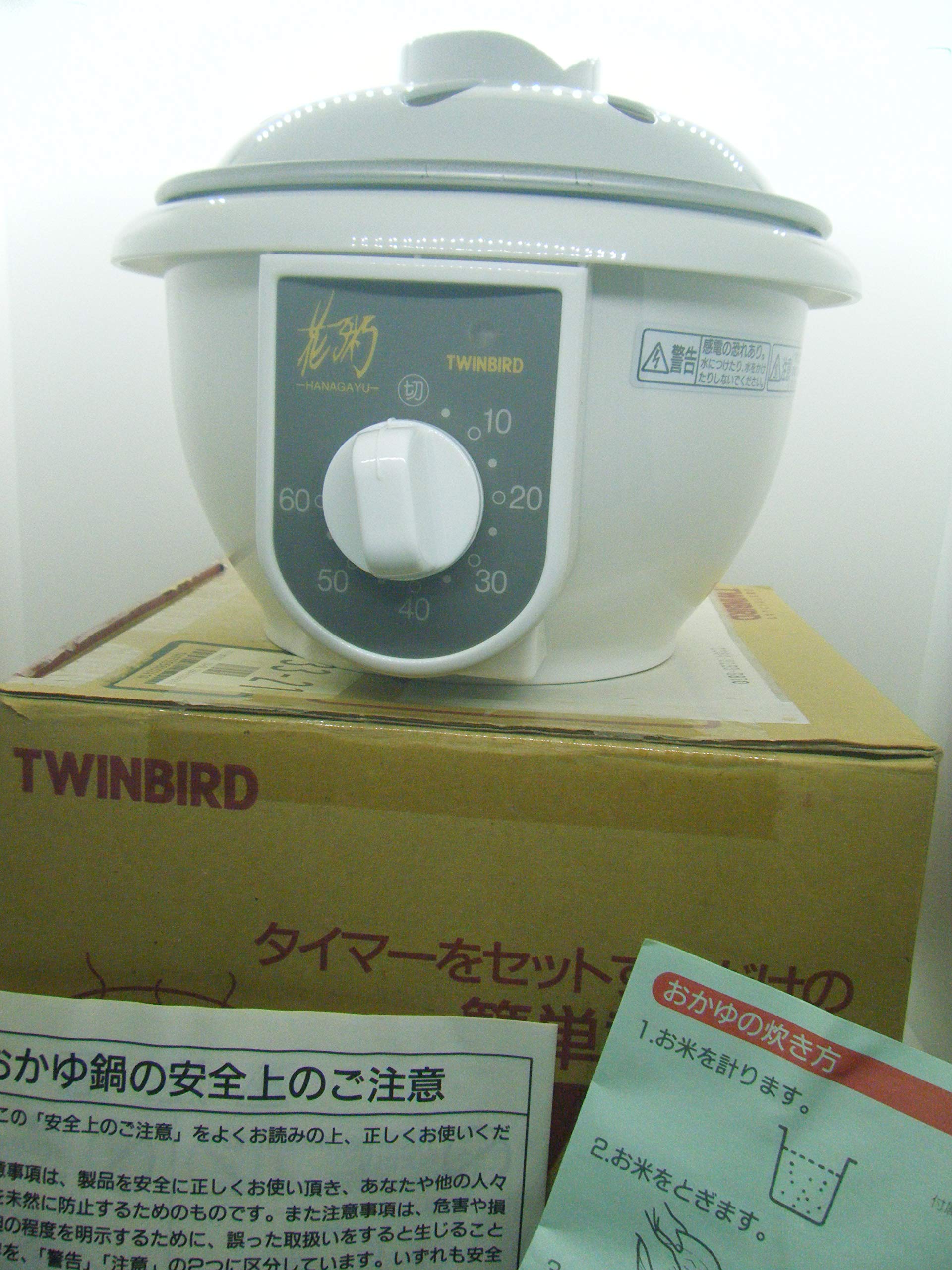 Amazon | ツインバード TWINBIRD 電気おかゆ鍋 花粥 RM-524W 