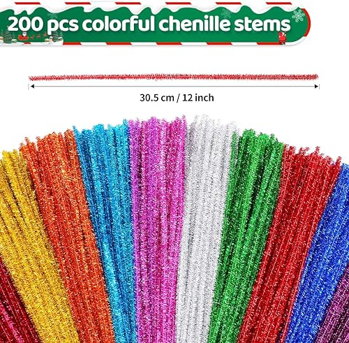 Miniatura 2 de Eppingwin 200 limpiapipas, limpiadores de tuberías de café oscuro, suministros de manualidades, tallos de felpilla para proyectos de manualidades