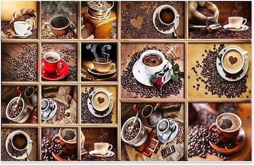 Miniatura 4 de Papel tapiz de pared de café expreso para dormitorio (no se puede despegar y pegar)