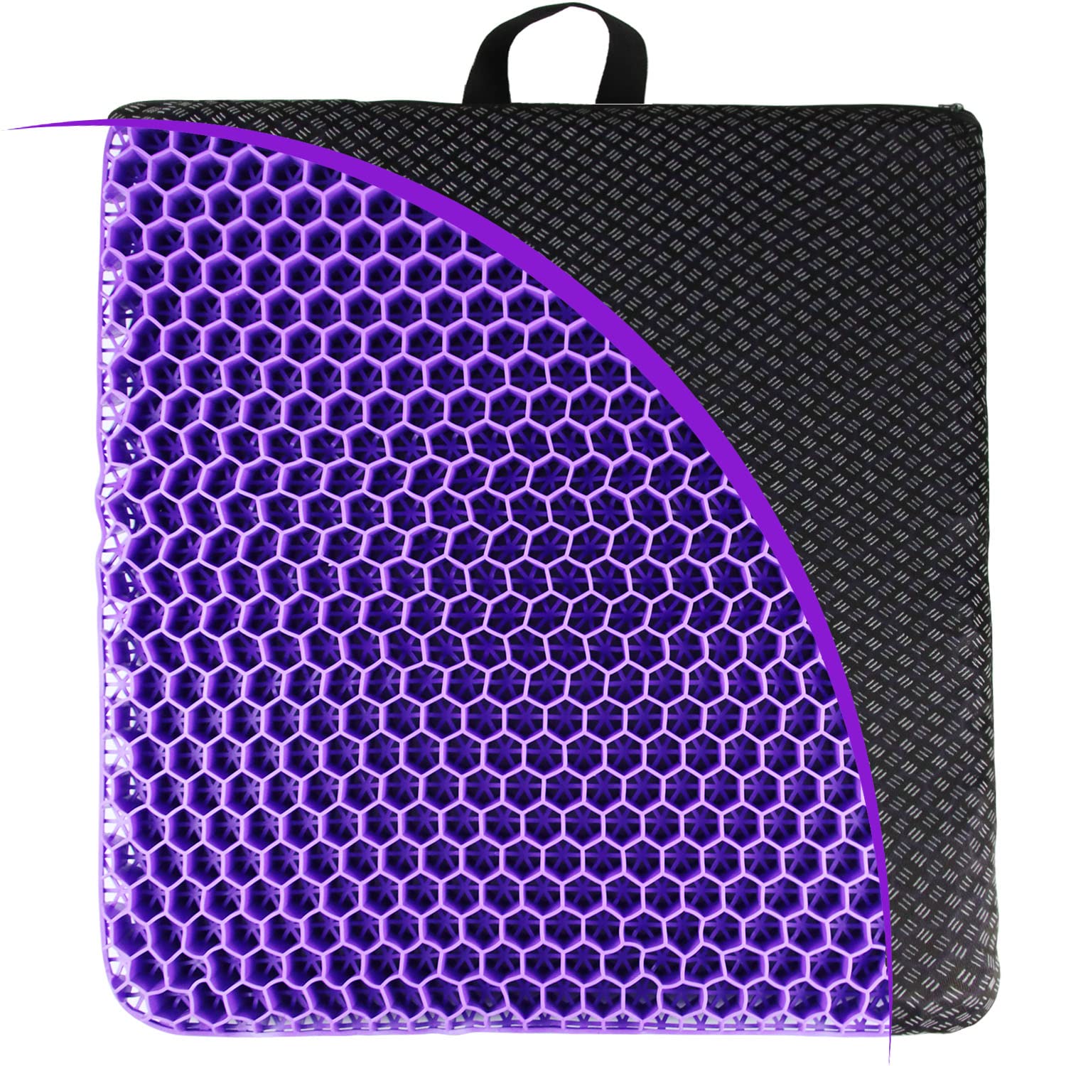 Buy Seat Cushion, Gel Seat Cushion for Long Sitting, Purple Double