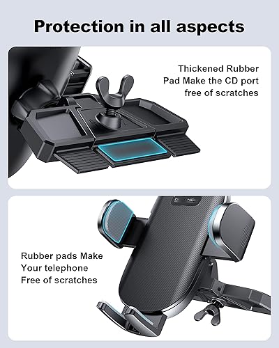 Miniatura 8 de GUANDA TECHNOLOGIES CO., LTD. Clip de ventilación para teléfono de automóvil, soporte para teléfono celular para automóvil, ranura para CD, soporte