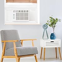 Vista 3 de Keystone - Aire acondicionado de ventana de 12.000 BTU Star, control remoto Follow Me, modo de ahorro de energía, temporizador, reinicio automático