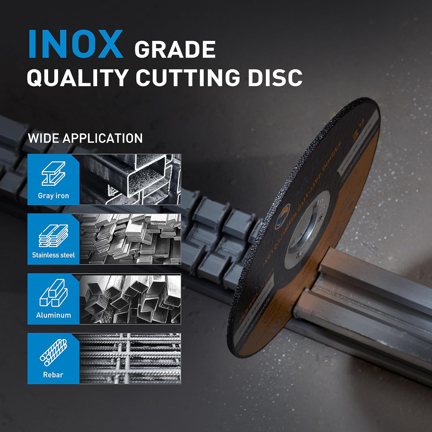 S SATC Grinder Wheel 25 PCS Cut Off Wheels 3 Inch Cut Off Wheel 3" x1/16 x3/8" Fits Any Angle Grinder Air Tool