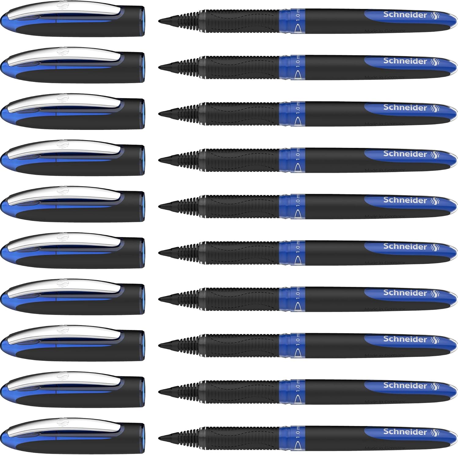 Schneider Topball 811 – Penna A Sfera Ricaricabile, Confezione Da 10 Pezzi, Nero, Punta 0,5 Mm - 2