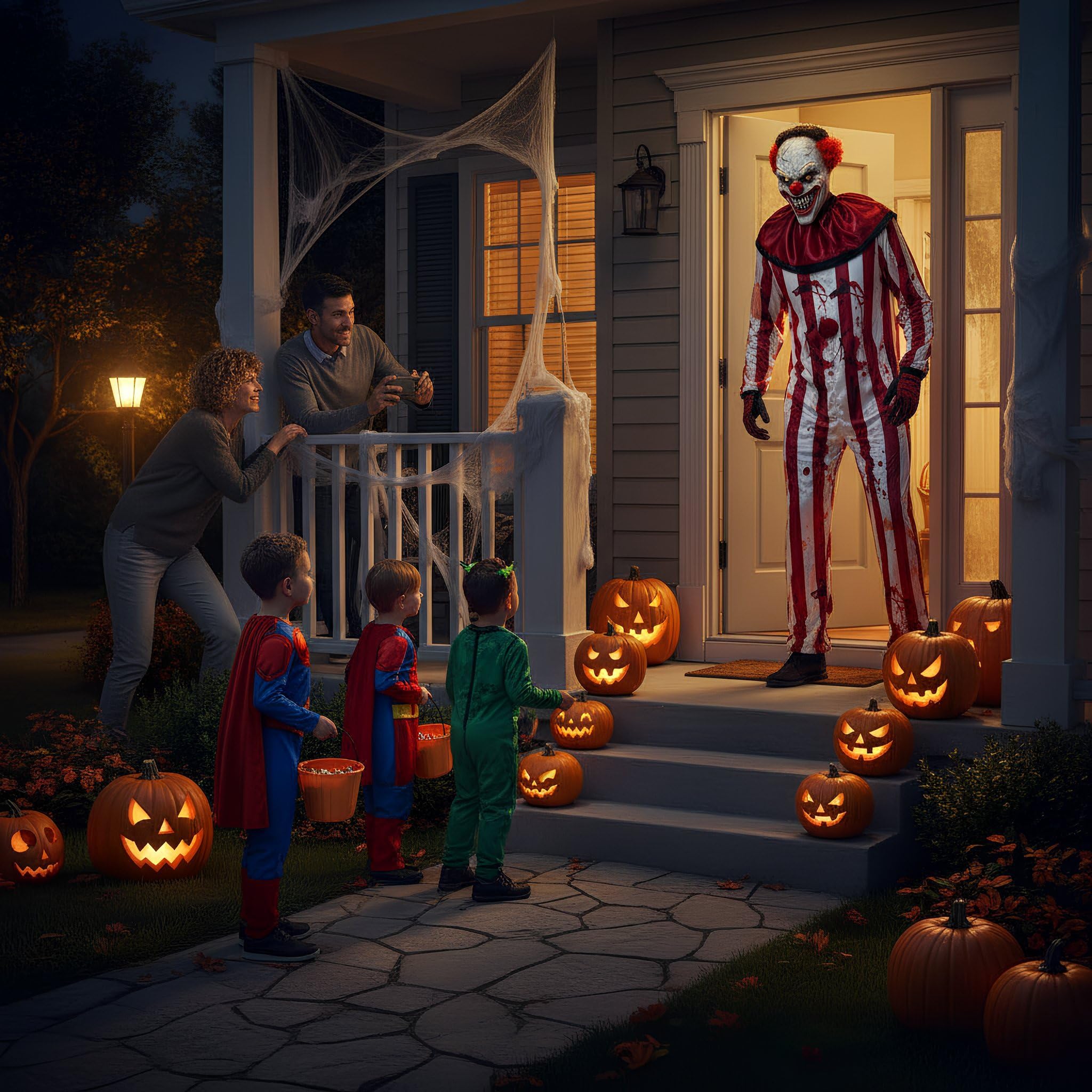 HENBRANDT Adult Horror Clown Costume - Image 2