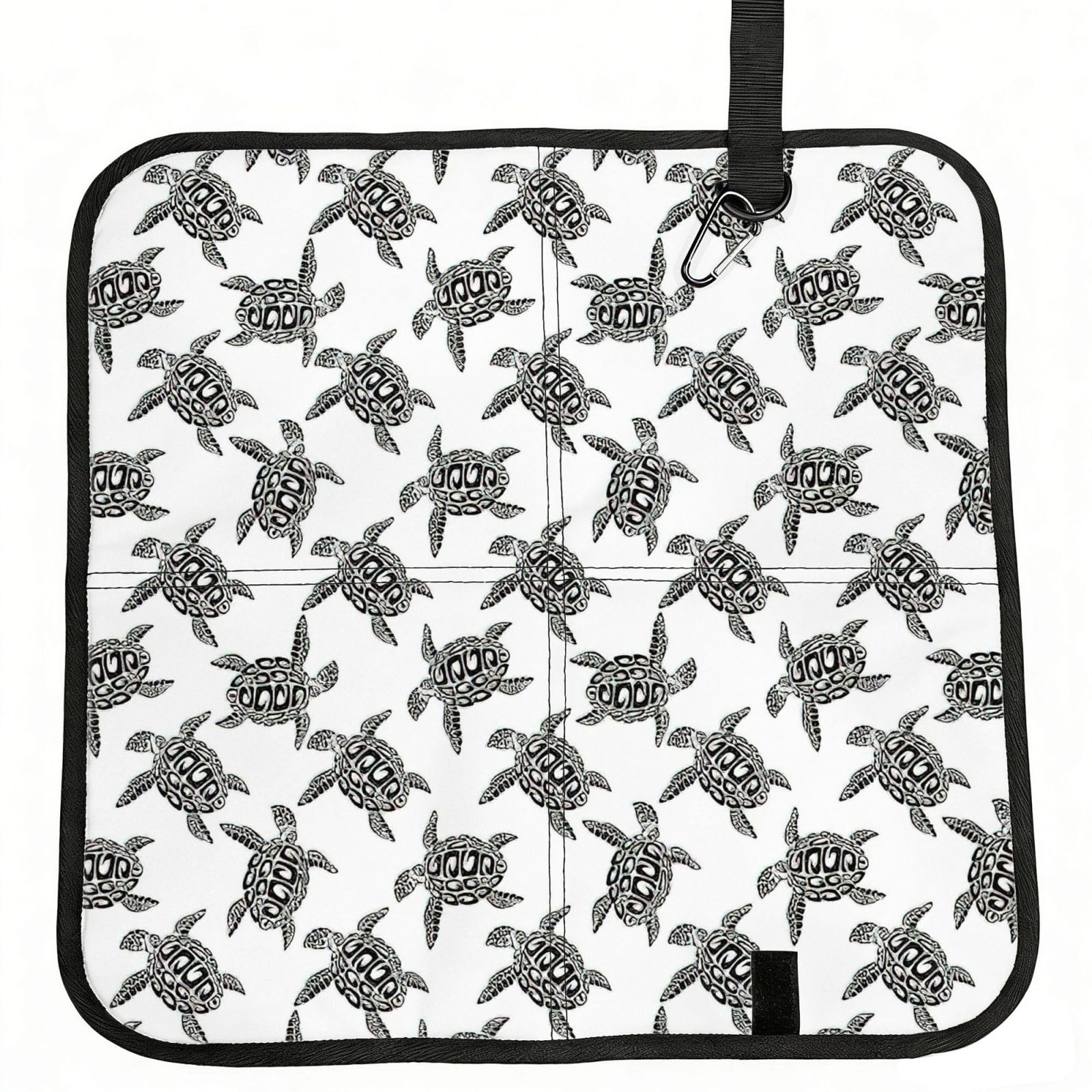 PPHGUT Animals Sea Turtles Print Foldable Seat Cushion Waterproof Portable Chair Pad Travel Outdoor Picnic Camping
