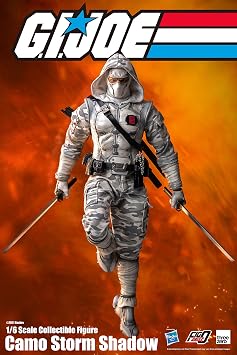 ThreeZero G.I. Joe: Camo Storm Shadow 1:6 Scale FigZero Collectible Figure, Multicolor