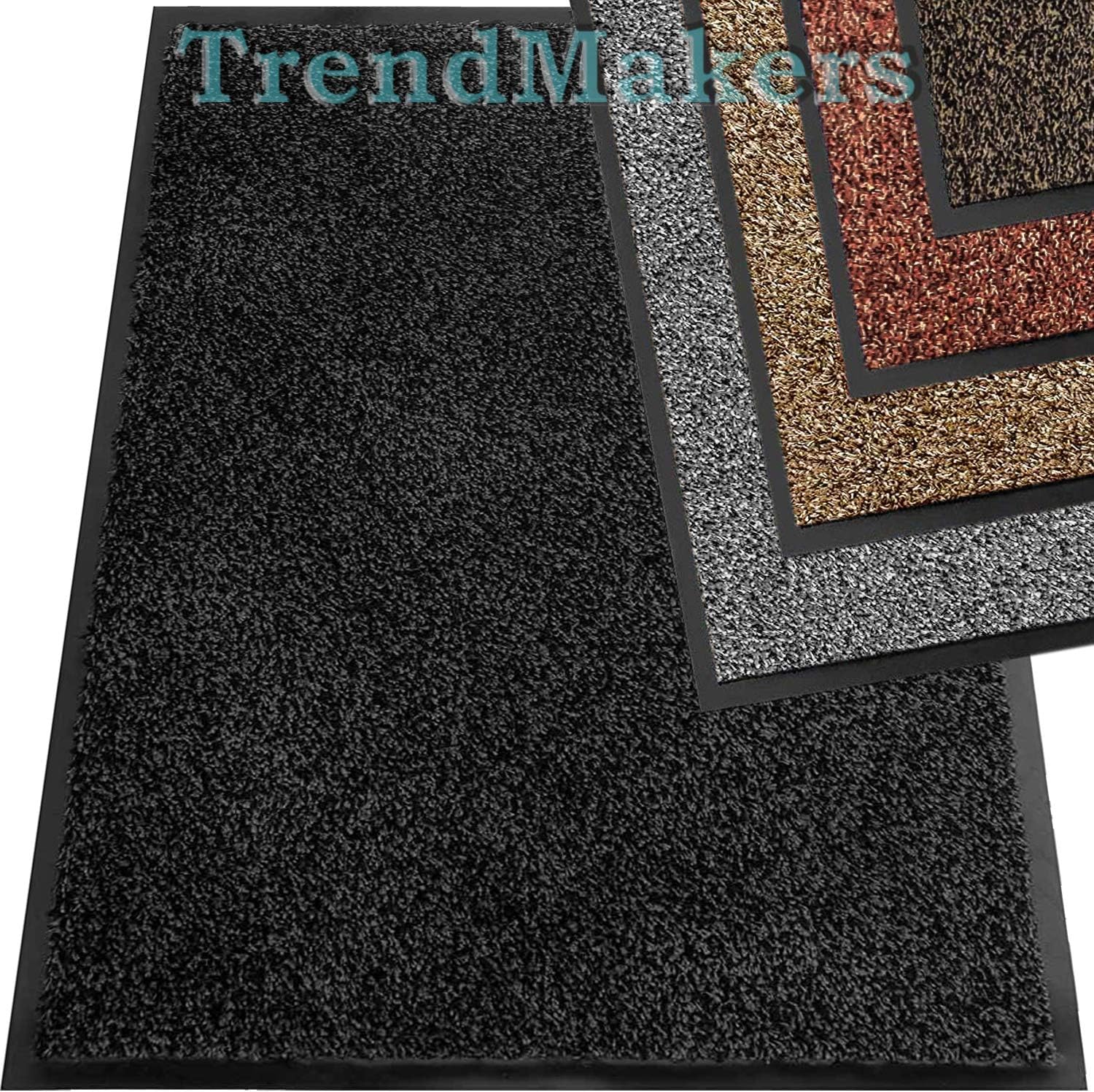 TrendMakers Heavy Duty Dirt Trapper Door Mats Soft Cotton Barrier
