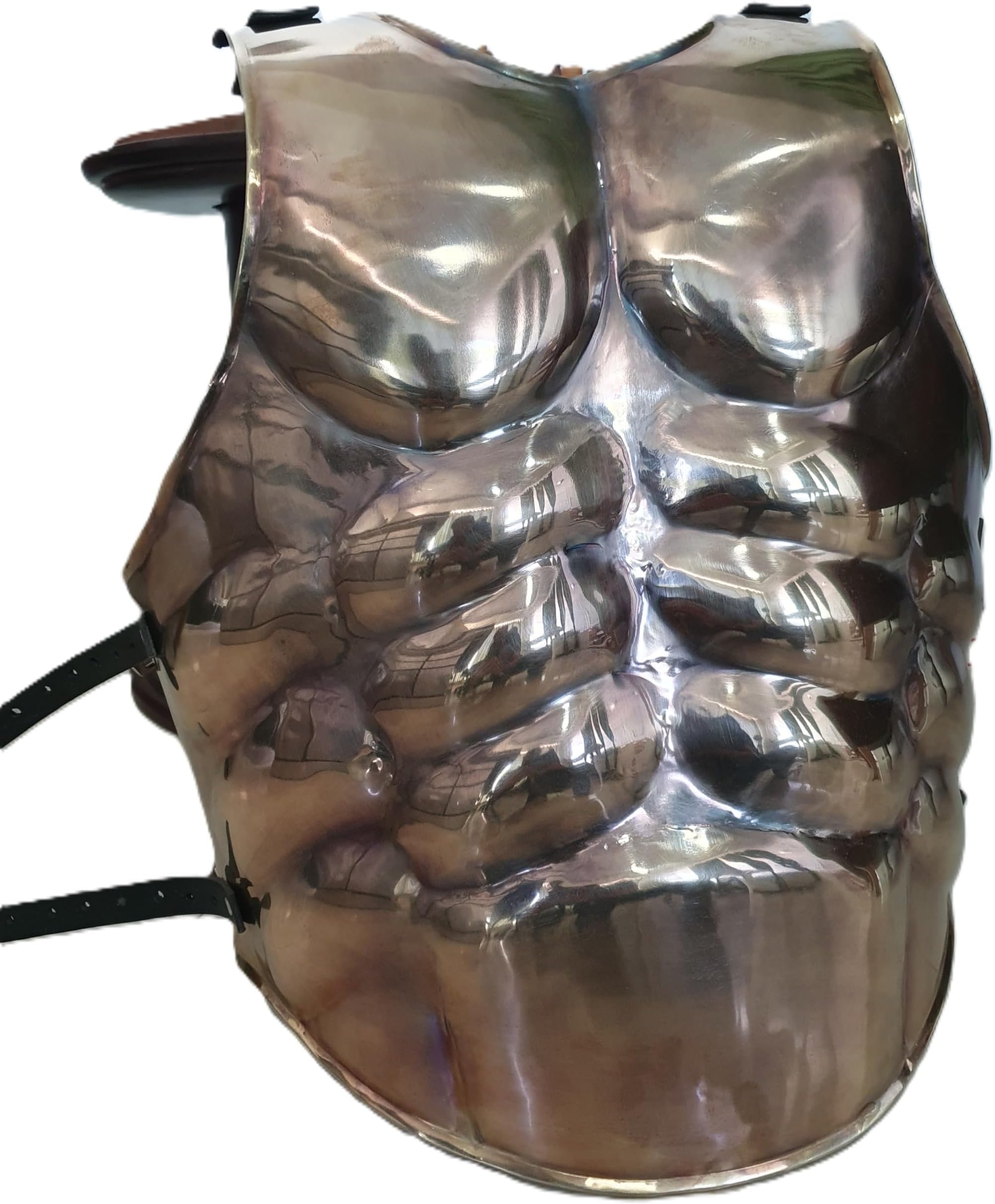Medieval Roman Copper Antique Muscle Armor Cuirass - One Size for LARP SCA Reenactment Armour Fantasy Costume, adult
