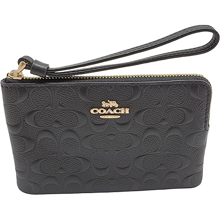 coach wallet women black
